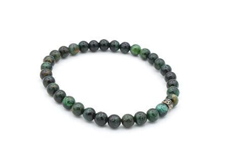 Hakiki Doğal Fuksit Taşı Bileklik 6 Mm