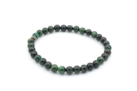 Hakiki Doğal Fuksit Taşı Bileklik 6 Mm