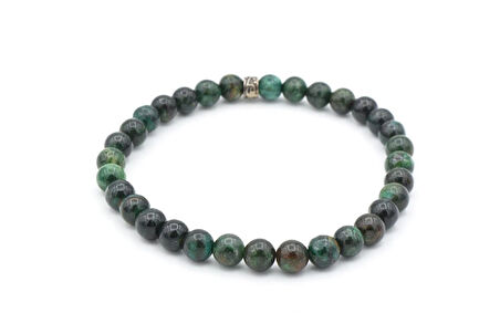 Hakiki Doğal Fuksit Taşı Bileklik 6 Mm