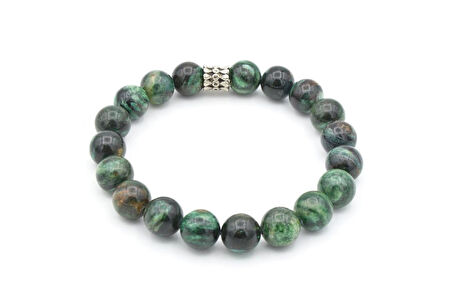 Hakiki Doğal Fuksit Taşı Bileklik 10 Mm