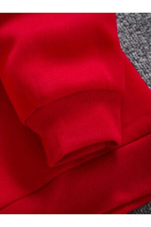 PLZ USE IT Baskılı Kapüşonlu Sweatshirt