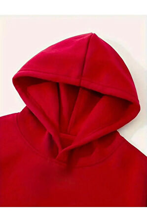 Sevimli Pandalar Baskılı Kapüşonlu Sweatshirt