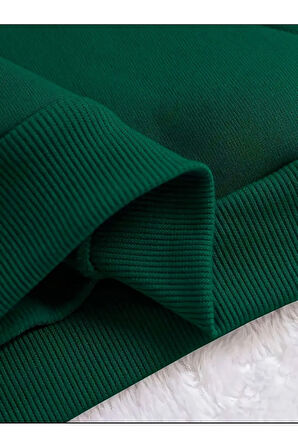 Gülen Emojili Baskılı Kapüşonlu Sweatshirt