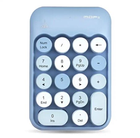 Kablosuz Wıreless Numeric Keypad 18 Tuşlu Sayısal Klavye Numpad