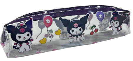 Şeffaf Figürlü Tek Katmanlı Kalemlik – Sevimli Tasarım, Fermuarlı, Hafif ve Pratik