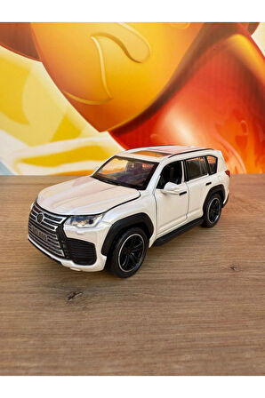 Lexus Diecast Araba Açılan Kapılar Sesli Işıklı Lexus 570 Model Komple Metal Araba