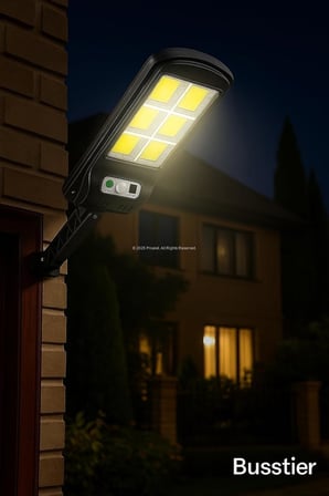 Busstier Güneş Enerjili Sensörlü Solar Led Lamba 72 Led Hareket Algılayıcılı Dış Mekan Duvar Aydınlatması Su Geçirmez Güvenlik Bahçe Balkon Garaj Aydınlatma