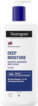 Neutrogena Yoğun Nemlendirici Parfümlü Vücut Losyonu (400 ml)— Kuru ciltler için vücut nemlendiricisi — Pro-Seramid ve Gliserin Teknolojisi ile geliştirilmiş formül