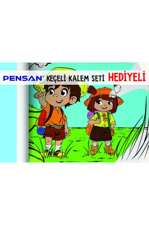 30x120 Boyama Rulosu Yaman Safaride + Adel 12'li Keçeli Boya Kalemi