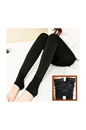 Içi Şardonlu Kadın Kışlık Termal Tayt