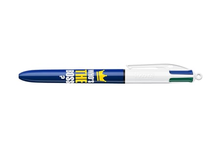 4 Colours Message Tükenmez Kalem 12'Li Kutu, 1.0mm Uç, Tek Kalemde Mavi, Kırmızı, Yeşil ve Siyah Renkler
