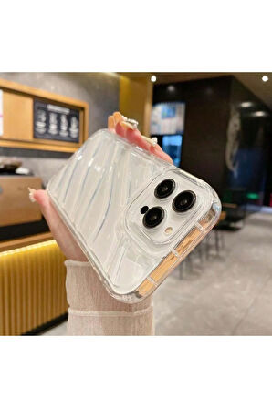 İPHONE 15 UYUMLU DALGALI SİLİKON KILIF