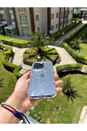 İPHONE 15 PRO UYUMLU DESENLİ ŞEFFAF SİLİKON KILIF