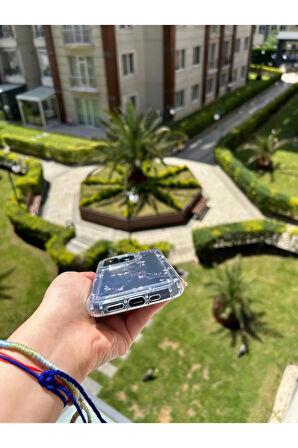 İPHONE 15 PRO UYUMLU DESENLİ ŞEFFAF SİLİKON KILIF