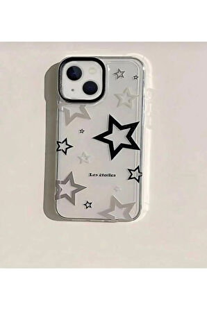 İPHONE 16 UYUMLU YILDIZ TEMALI SİLİKON KILIF
