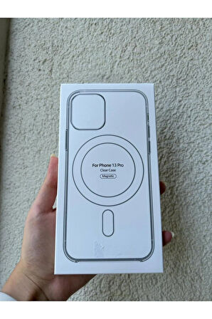 İPHONE 13 PRO UYUMLU MAGSAFE MAGNETİC ŞEFFAF KILIF