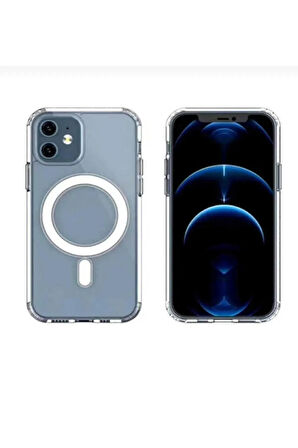 İPHONE 13 PRO UYUMLU MAGSAFE MAGNETİC ŞEFFAF KILIF