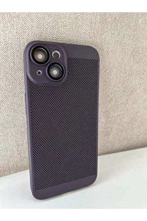 İPHONE 14 UYUMLU SERT ARKA IZGARALI KAMERA KORUMALI KILIF