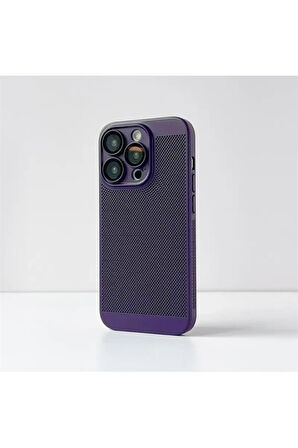 İPHONE 14 PRO UYUMLU SERT ARKA IZGARALI KAMERA KORUMALI KILIF