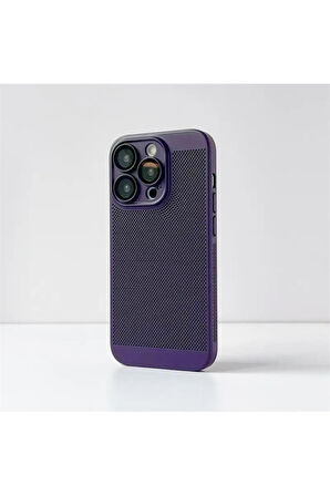 İPHONE 14 PROMAX UYUMLU SERT ARKA IZGARALI KAMERA KORUMALI KILIF