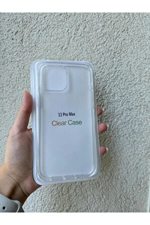 İPHONE 13 PROMAX UYUMLU SERT PLASTİK ŞEFFAF KILIF