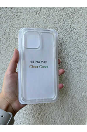 İPHONE 14 PROMAX UYUMLU SERT PLASTİK ŞEFFAF KILIF