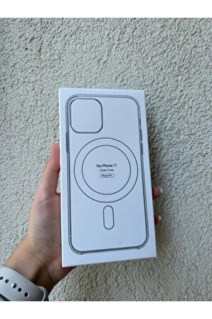 İPHONE 11 UYUMLU MAGSAFE MAGNETİC ŞEFFAF KILIF