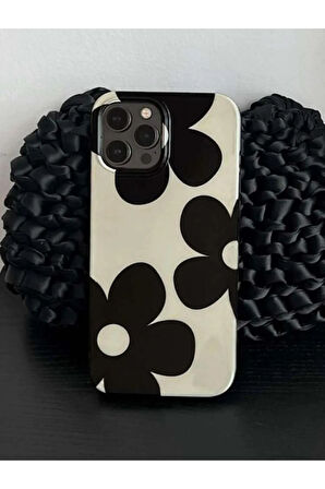 İPHONE 14 UYUMLU ÇİÇEK DESENLİ SİLİKON KILIF