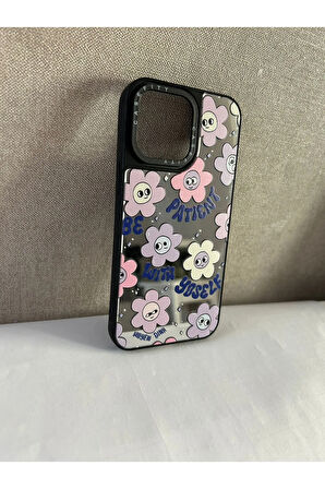 Iphone 14 Pro Max Uyumlu Desenli Aynalı Kılıf