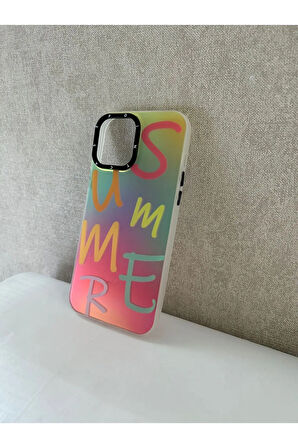 İPHONE 14 PRO MAX UYUMLU SUMMER YAZILI HOLOGRAM KILIF