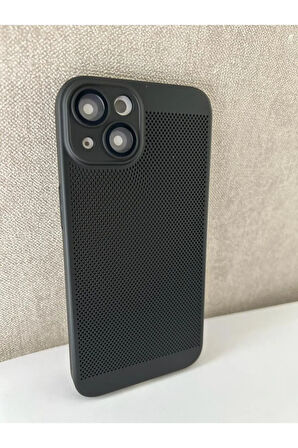 İPHONE 13 UYUMLU SERT ARKA IZGARALI KAMERA KORUMALI KILIF