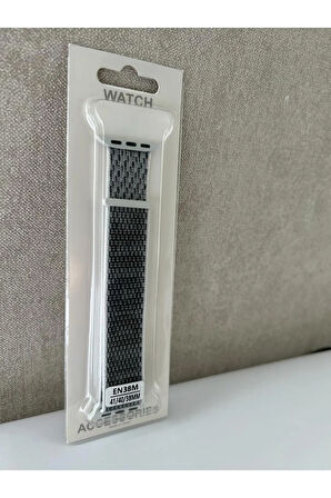 APPLE WATCH 38/40/41 MM UYUMLU HASIR DOKUMA SPOR LOOP KORDON