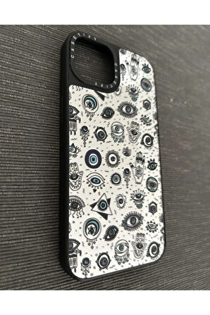 İPHONE 14 PRO UYUMLU DESENLİ AYNALI KILIF