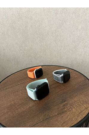 APPLE WATCH 44/45/49 MM UYUMLU HASIR DOKUMA SPOR LOOP KORDON
