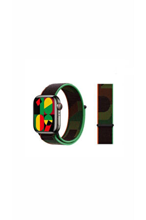 APPLE WATCH 44/45/49 MM UYUMLU HASIR DOKUMA SPOR LOOP KORDON