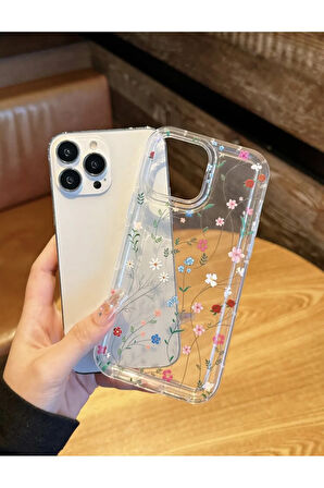 İPHONE 15 UYUMLU DESENLİ ŞEFFAF KILIF