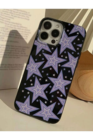 İPHONE 14 UYUMLU YILDIZ TEMALI SİLİKON KILIF