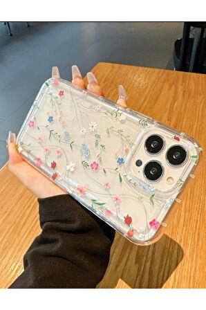 İPHONE 13 UYUMLU DESENLİ ŞEFFAF KILIF