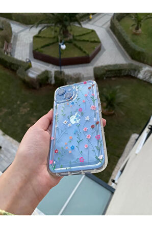 İPHONE 14 UYUMLU DESENLİ ŞEFFAF KILIF