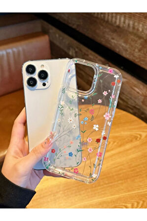 İPHONE 14 UYUMLU DESENLİ ŞEFFAF KILIF
