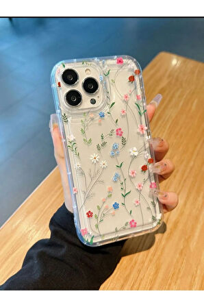 İPHONE 14 UYUMLU DESENLİ ŞEFFAF KILIF