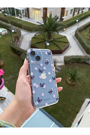 İPHONE 15 UYUMLU DESENLİ ŞEFFAF SİLİKON KILIF