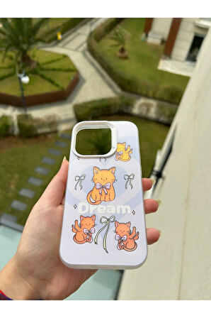 İPHONE 15 PRO UYUMLU HOLOGRAMLI DESENLİ KILIF