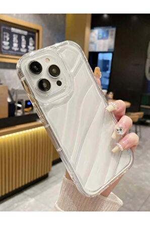 İPHONE 14 PRO MAX UYUMLU HAREKETLİ ŞEFFAF SİLİKON KILIF