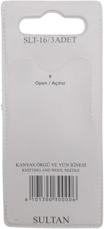 Aksesuar 3 Lü Kanvas Örgü ve Yün İğnesi Seti SLT-16