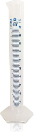 100ml Plastik Mezür Mavi Skala
