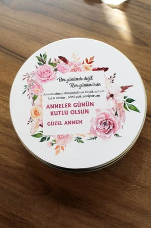 Anneler Günü Hediye Çikolata Metal Kutu