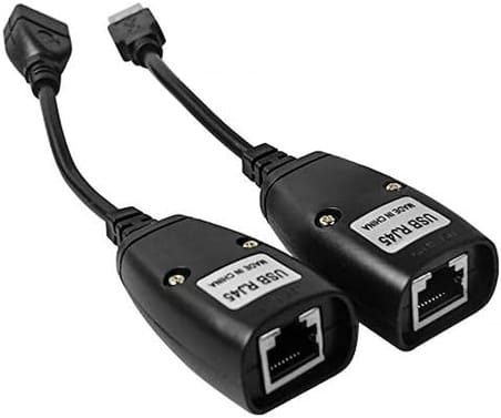 USB2.0 RJ45 Extender Uzatma Kablosu Cat5-Cat6 Uzatıcı