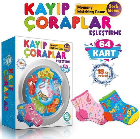 CRCL018 Kayıp Çoraplar, Çok Renkli