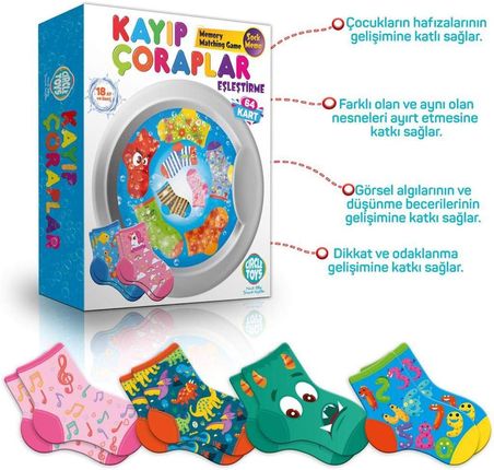 CRCL018 Kayıp Çoraplar, Çok Renkli